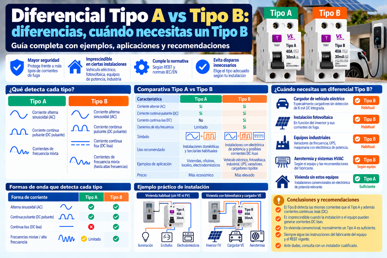 Diferencial Tipo A vs Tipo B: diferencias y cuándo necesitas un Tipo B
